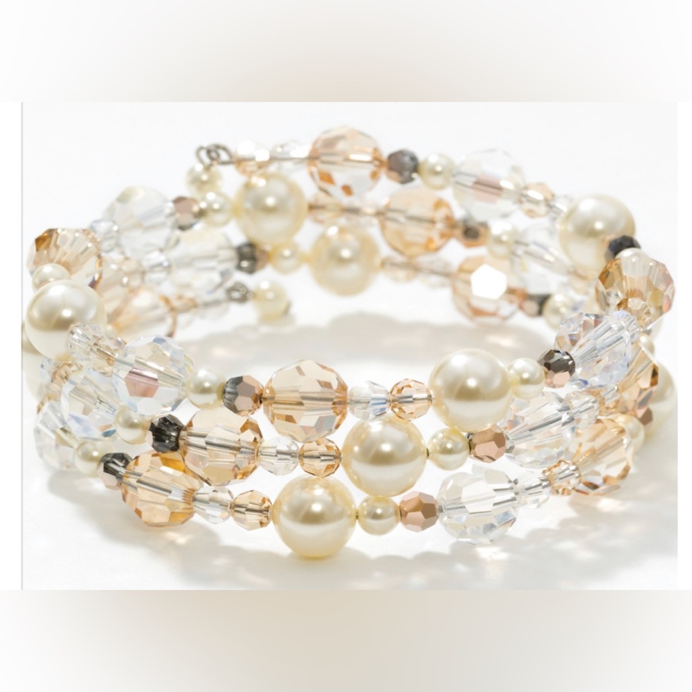 Touchstone Crystal by Swarovski Twist and Shout Bracelet BNIB